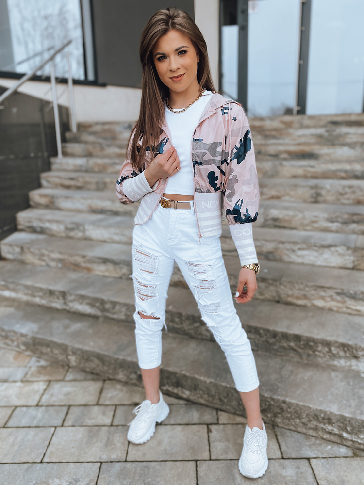 Dámská bunda MORIS růžová Dstreet TY2815 Barva: Růžová, Velikost: L