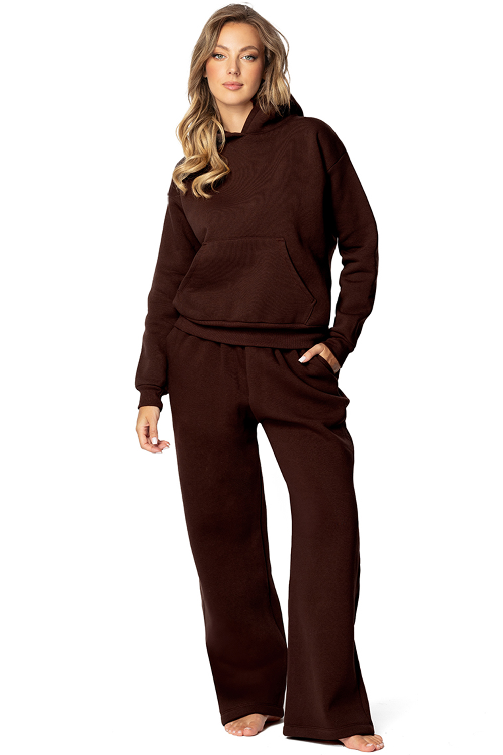 Dámská souprava Dkaren DK-K-B9 Barva: Hnědá, Velikost: XL