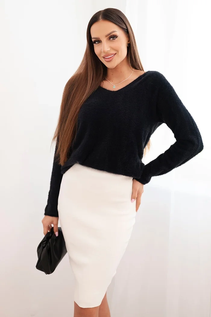 Kesi Dámská sukně z elastického viskózového úpletu Barva: Tělová, Velikost: UNI