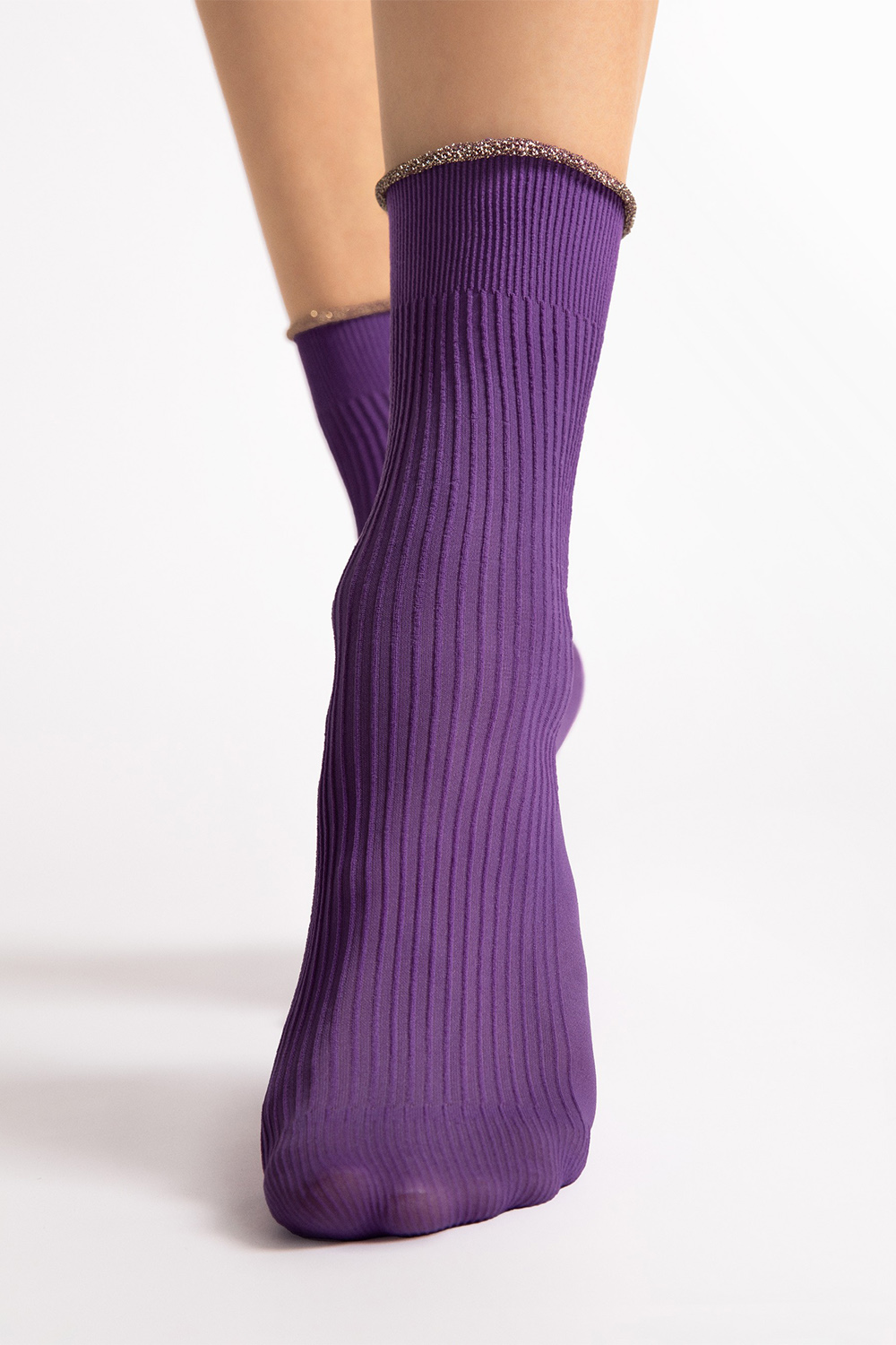 Silonkové ponožky Fiore Sassy 40 DEN G1195 Barva: Hnědá, Velikost: UNI