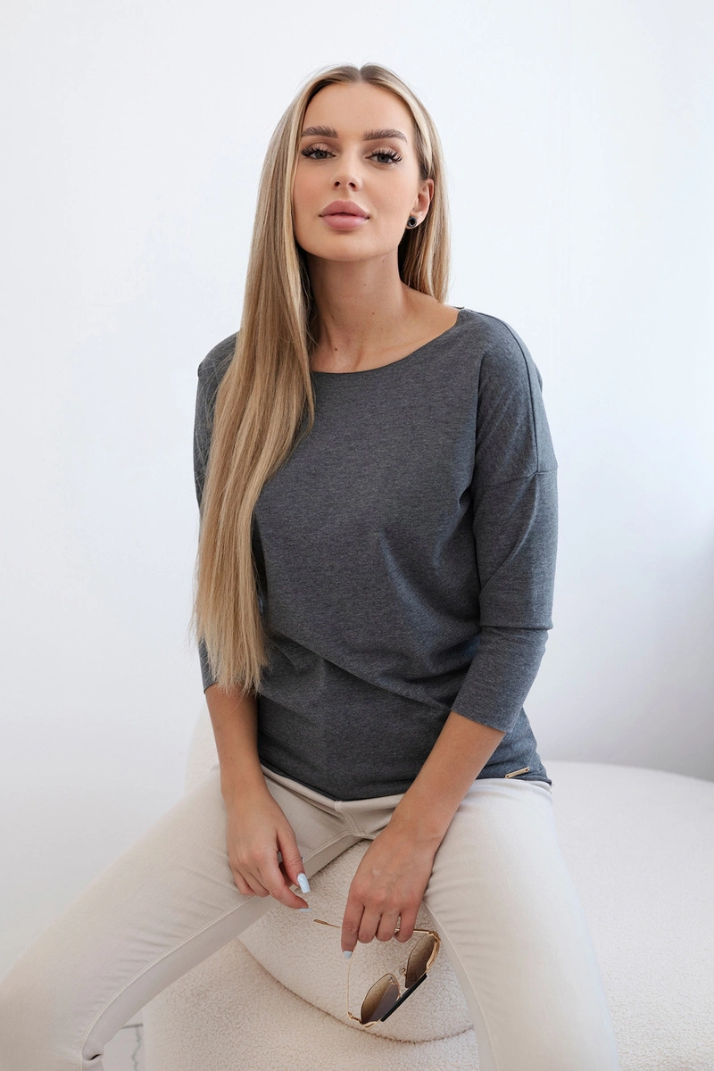 Kesi Halenka Casual graphite melange Barva: Šedá - tmavě, Velikost: UNI