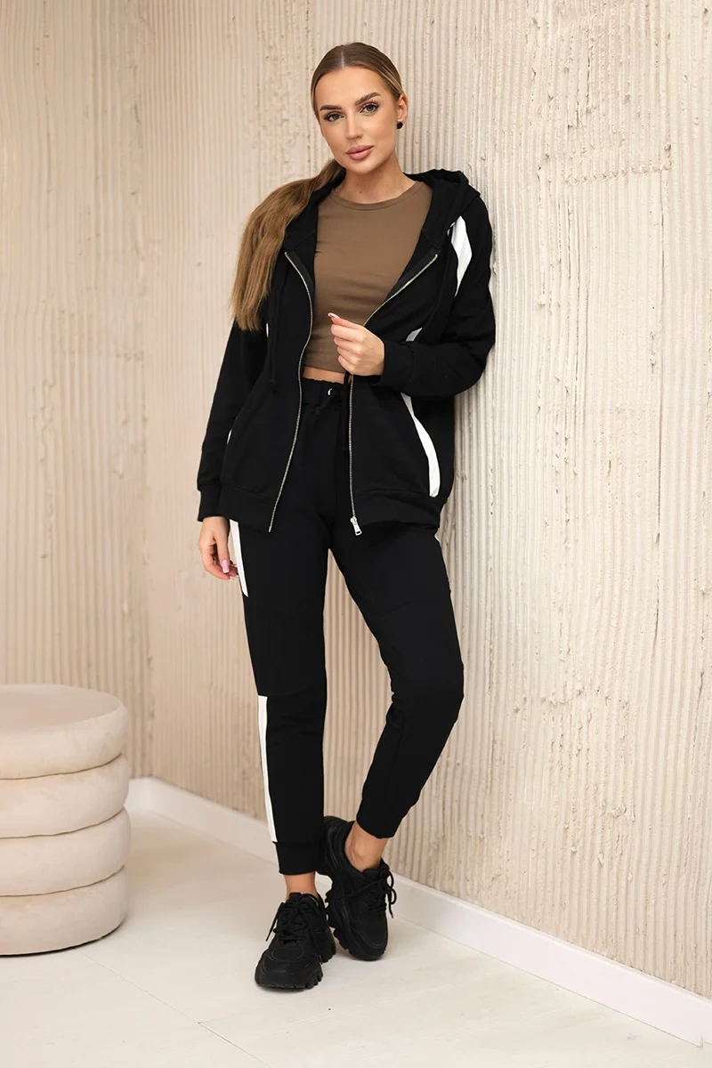 Kesi Sportovní souprava GI - mikina + tepláky Barva: Černá, Velikost: UNI