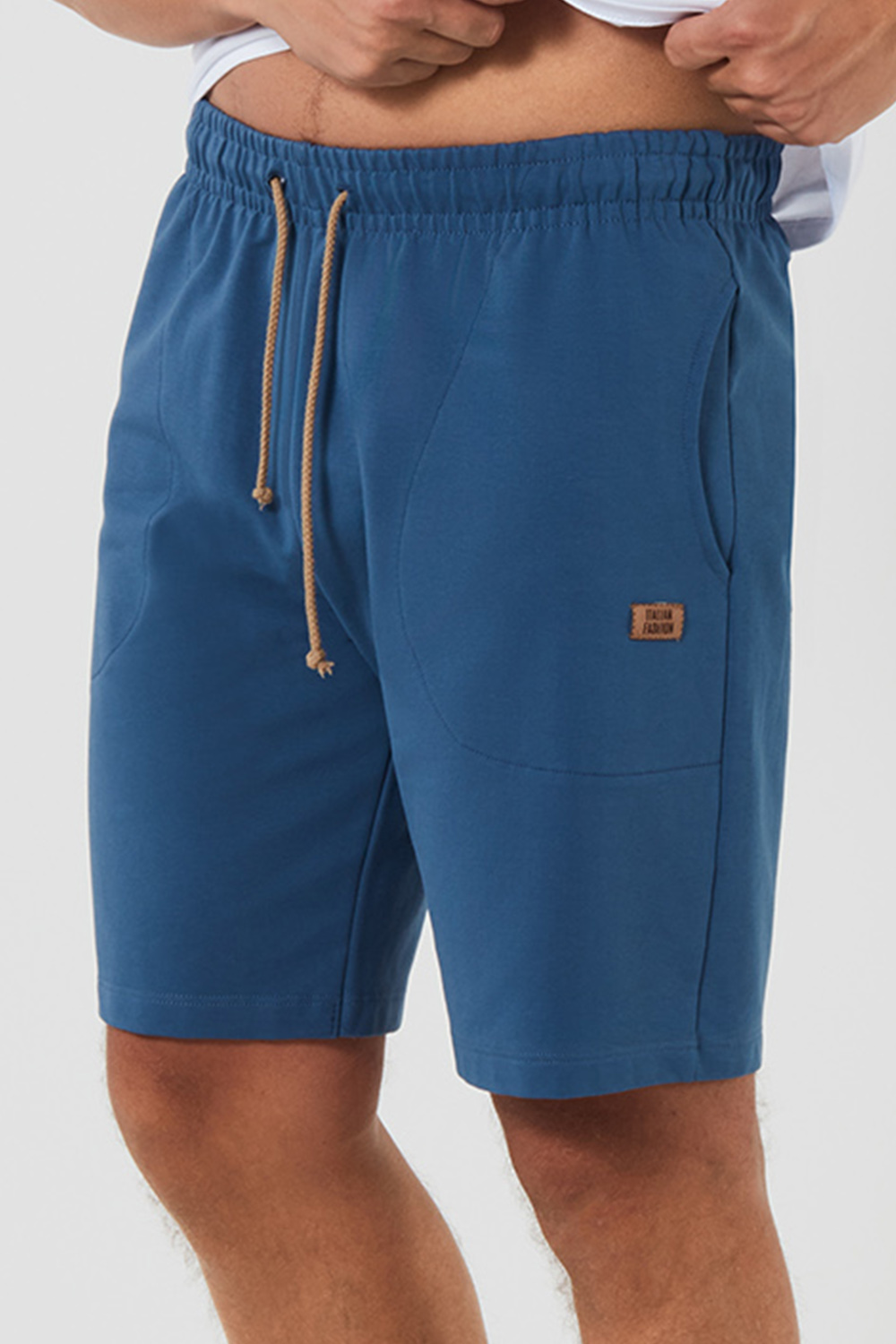 Italská móda Lider kr.sp. barva:jeans XL