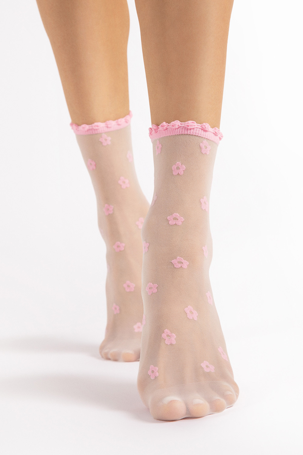 Silonkové ponožky Fiore April 15 DEN G1165 Barva: Růžová, Velikost: UNI