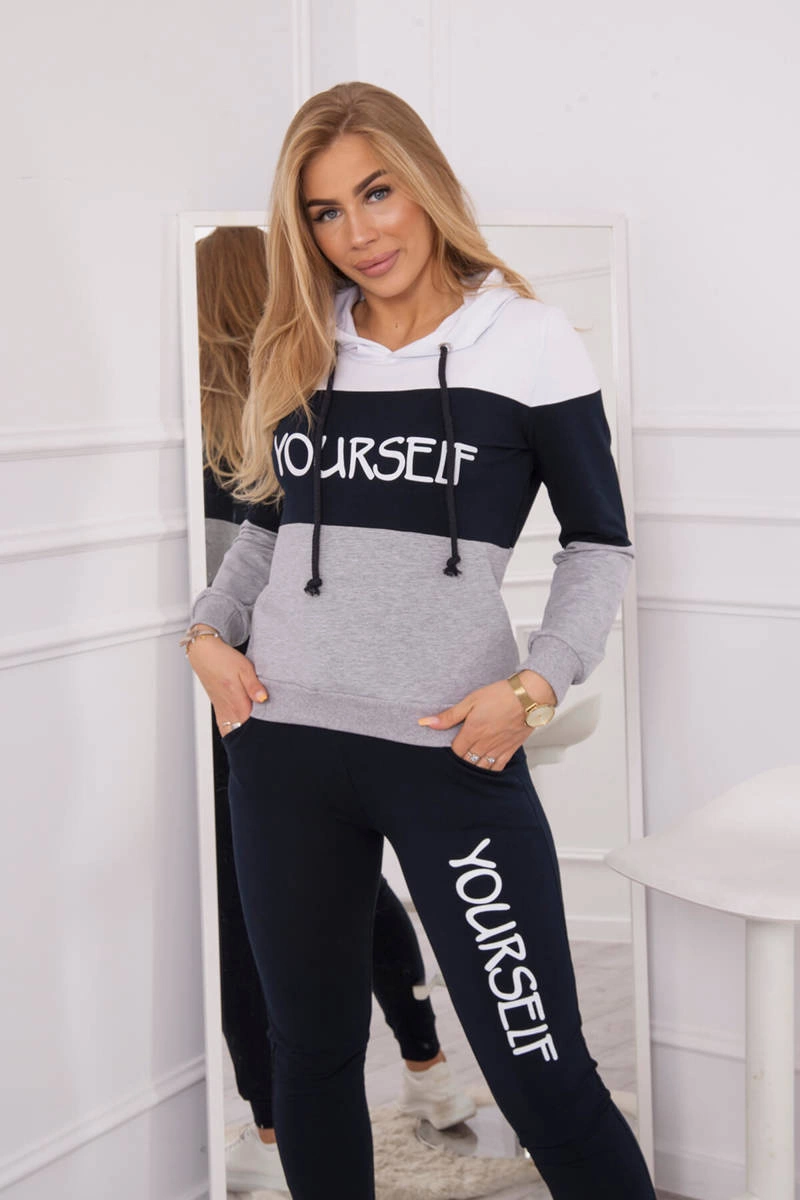 Kesi Dámská tepláková souprava Sama Barva: Modrá - tmavě, Velikost: UNI