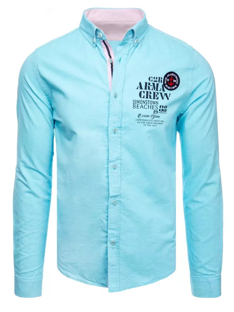 Pánská žlutá košile Dstreet DX2246 M