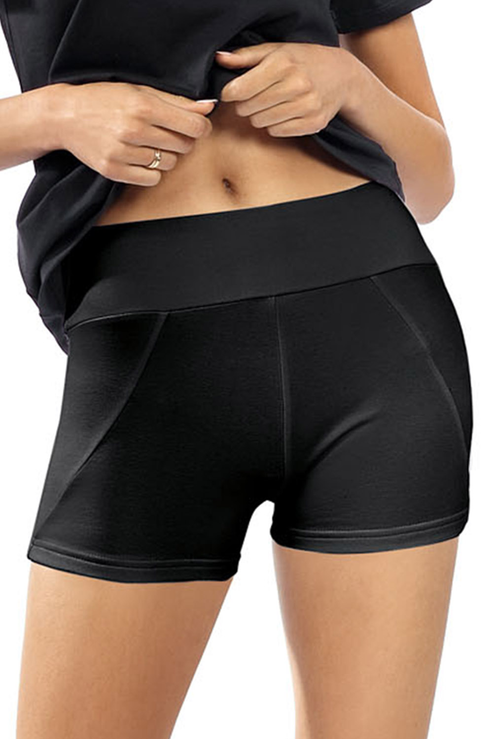 Šortky Reviver F9523 Barva: Černá, Velikost: S