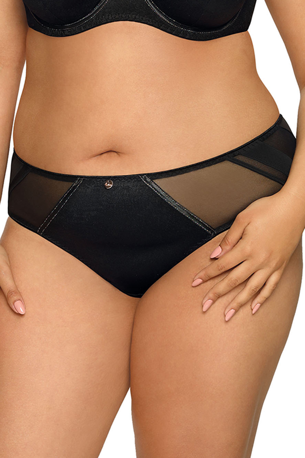 Kalhotky Ava 1920 Tiger Lily Barva: Černá, Velikost: S