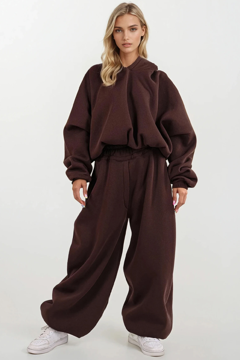 Souprava Dkaren DK-K-B27 Barva: Hnědá, Velikost: S/M