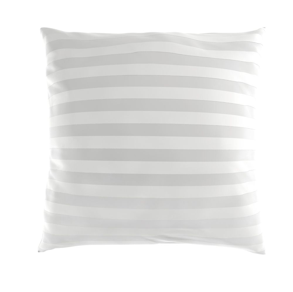 Kvalitex Povlak na polštář Atlas grádl 10mm proužek bílý s hotelovou kapsou Varianta: 40x40cm
