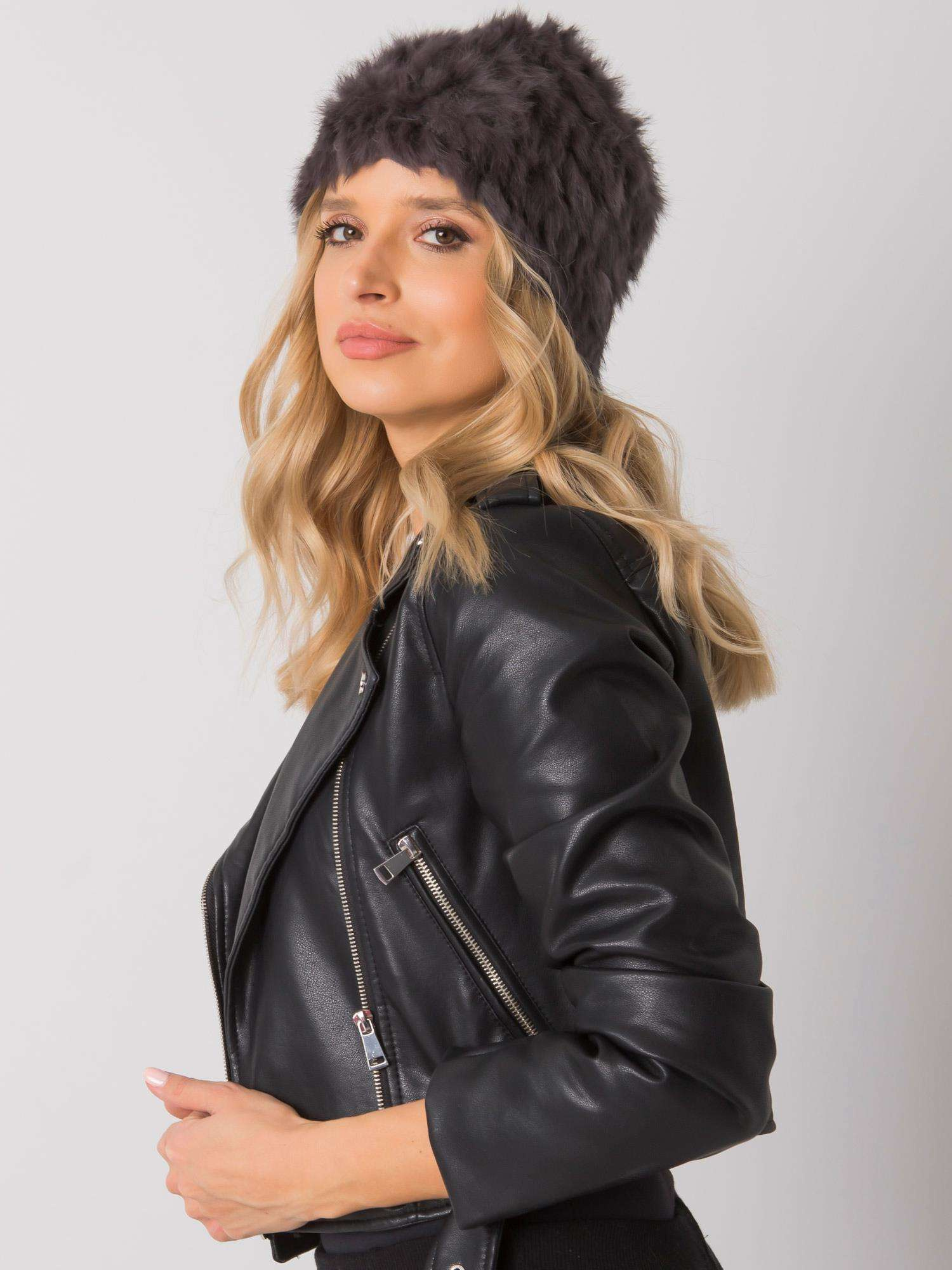 Wool Fashion Italia Černá-AT-CZ-16801.38 Barva: Šedá - tmavě, Velikost: UNI