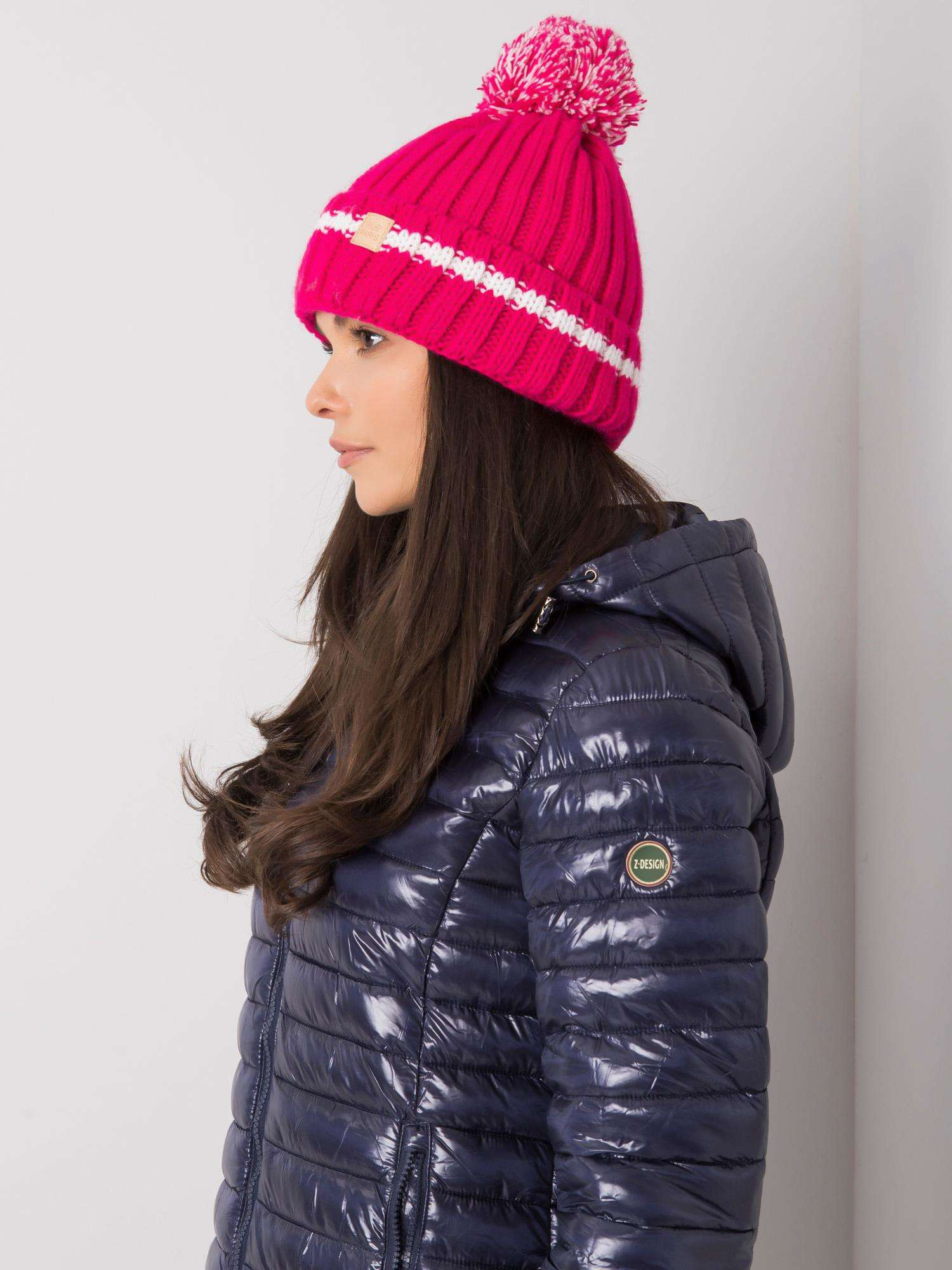 Dámská čepice 92 fuchsiová jedna velikost