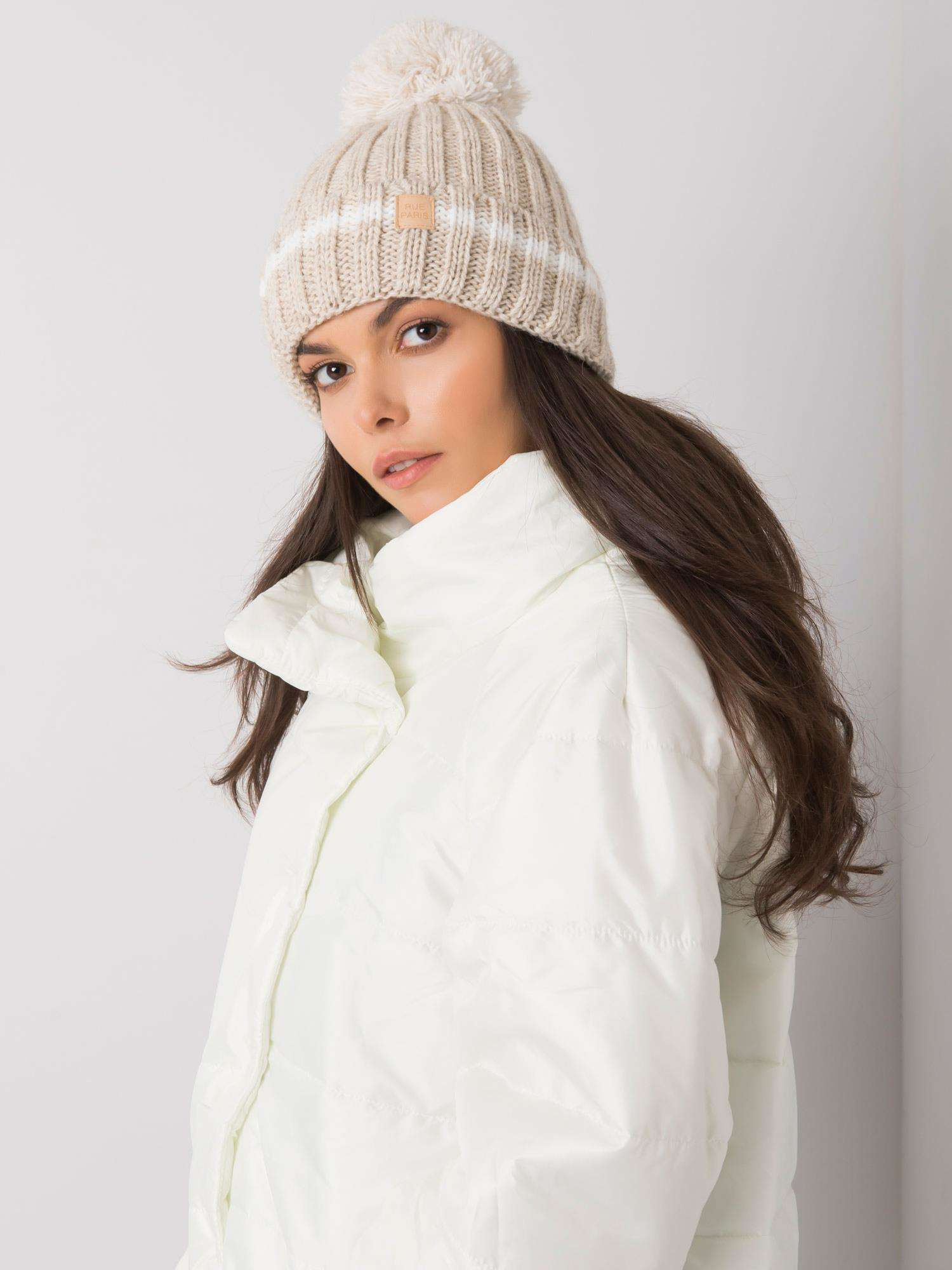 Dámská čepice 92 béžová jedna velikost