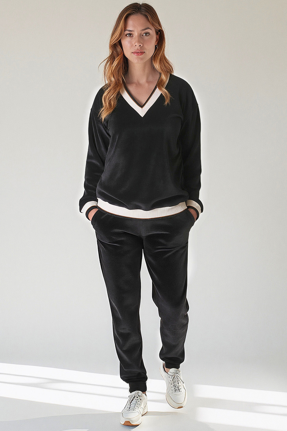 Dámská souprava Vivisence 9201kmpl Barva: Černá, Velikost: S