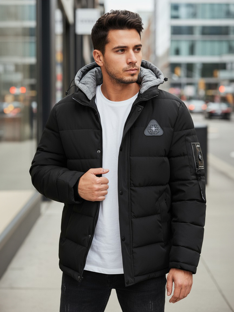 Pánská bunda Dstreet TX5091 Barva: Černá, Velikost: M