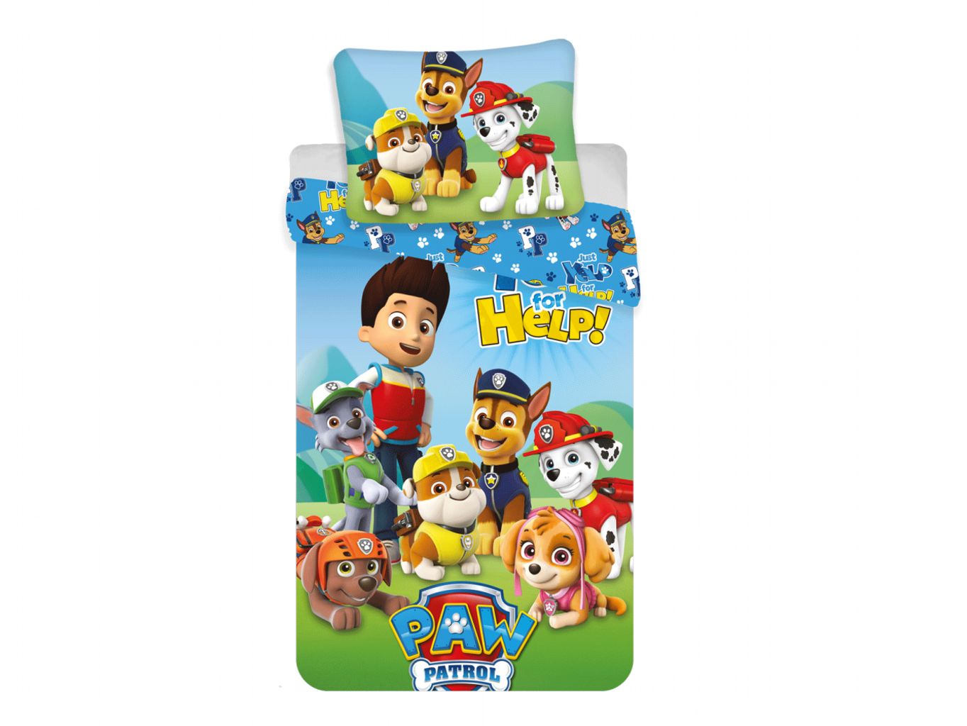 Jerry Fabrics Povlečení Paw Patrol 137 140x200, 70x90 cm