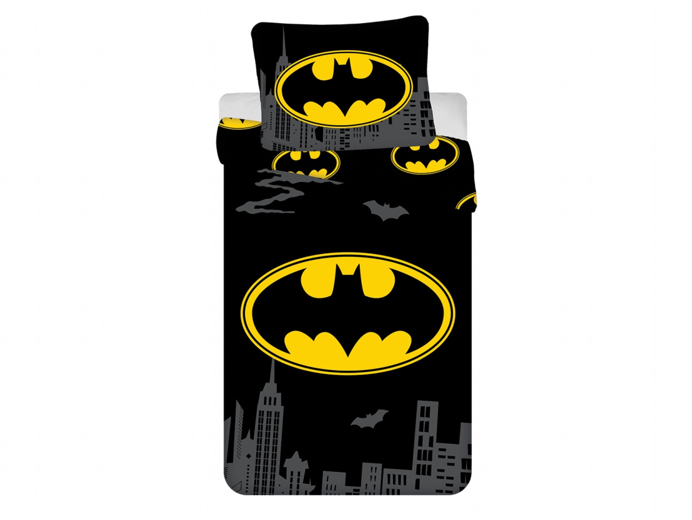 Jerry Fabrics Povlečení Batman The Emblem 140x200, 70x90 cm