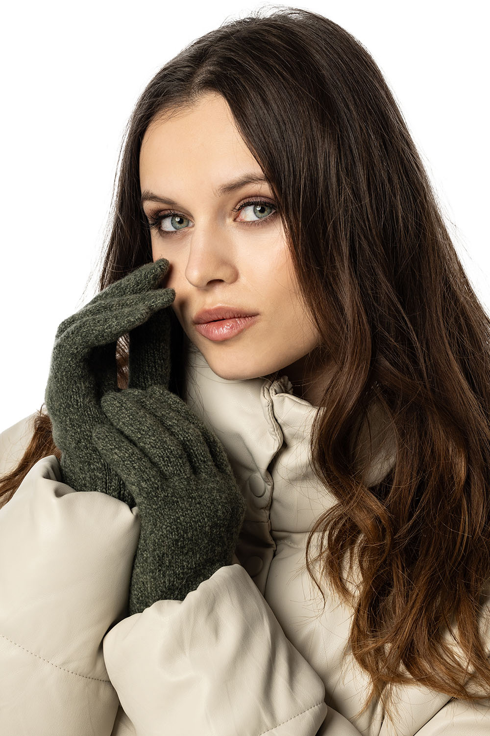 Rukavice Vivisence 7208 Barva: Zelená, Velikost: UNI