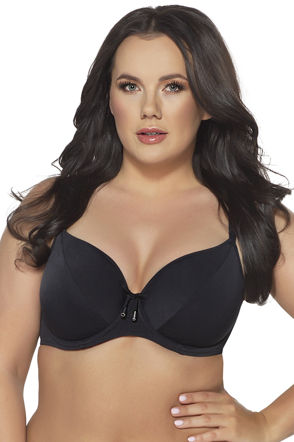 Vrchní díl plavek Ava SK-113 Maxi Barva: Černá, Velikost: 75L