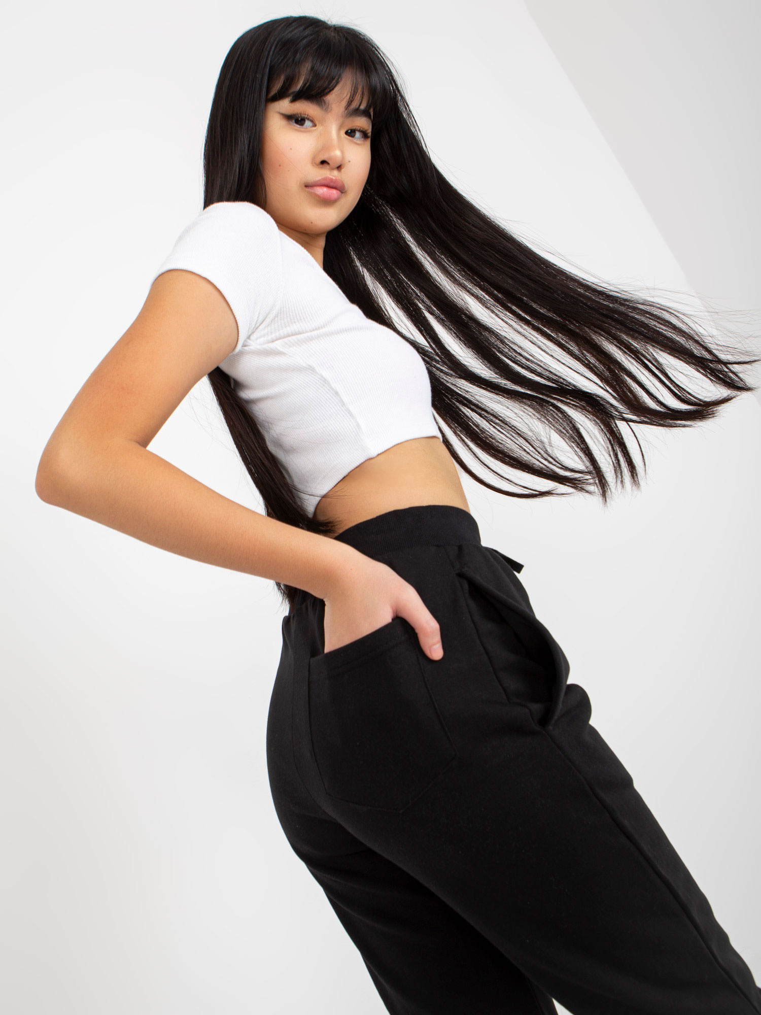 Dámské tepláky TW-SP-2003.02 Mayflies Barva: Černá, Velikost: L