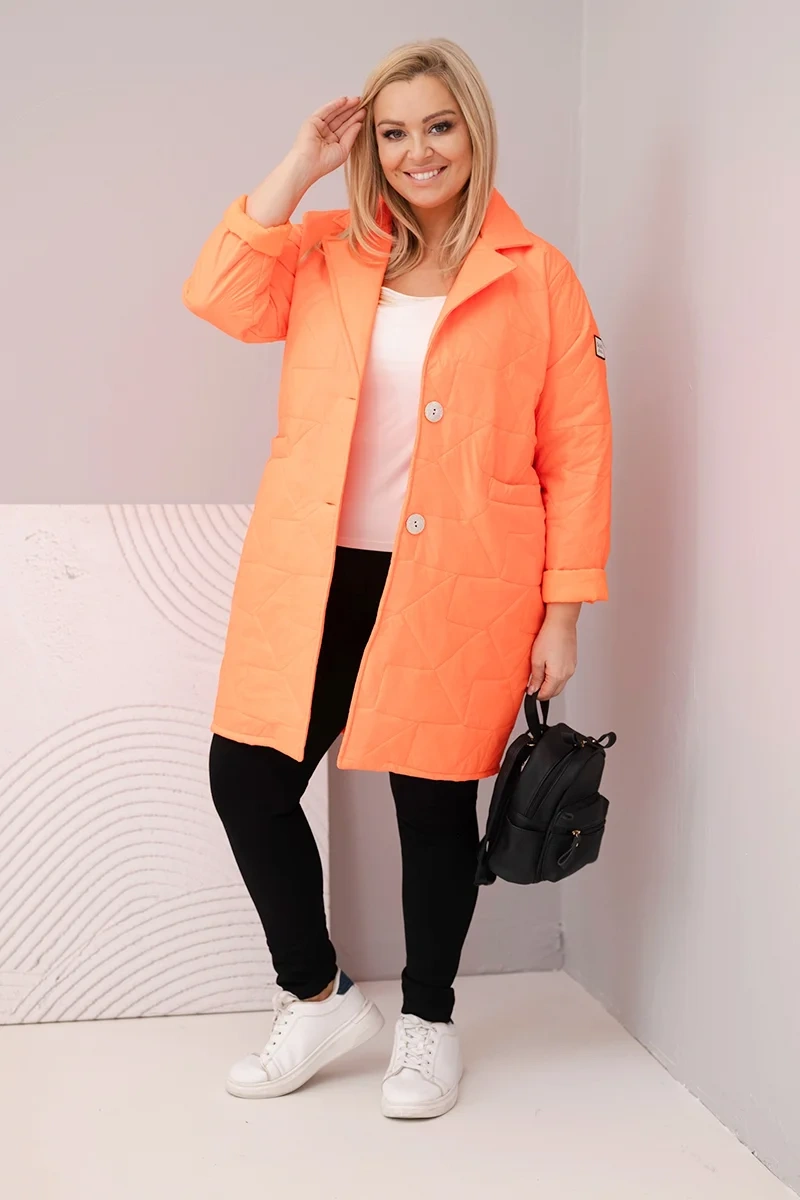 Kesi Dámská bunda Plus Size 5554 Barva: Černá, Velikost: UNI (obrázek 6)