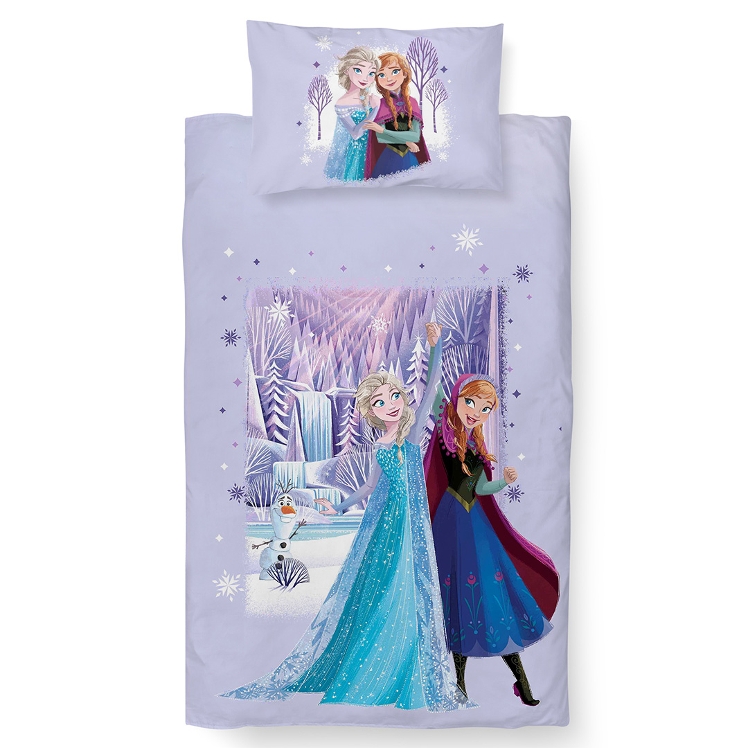 Carbotex Povlečení do postýlky Ledové Království Mrazivá Krajina