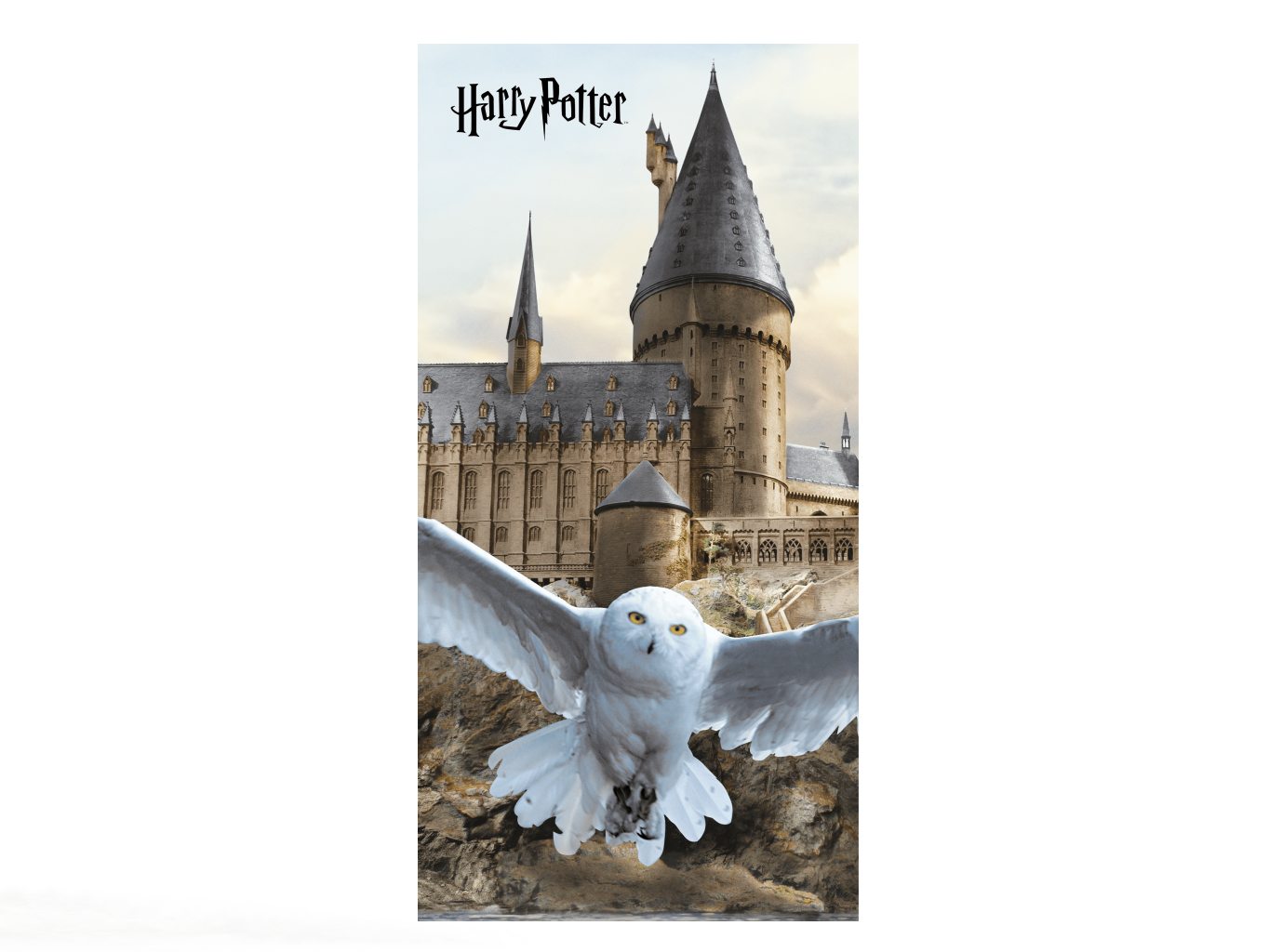 Jerry Fabrics Osuška Harry Potter Hedwig 02 70x140 cm