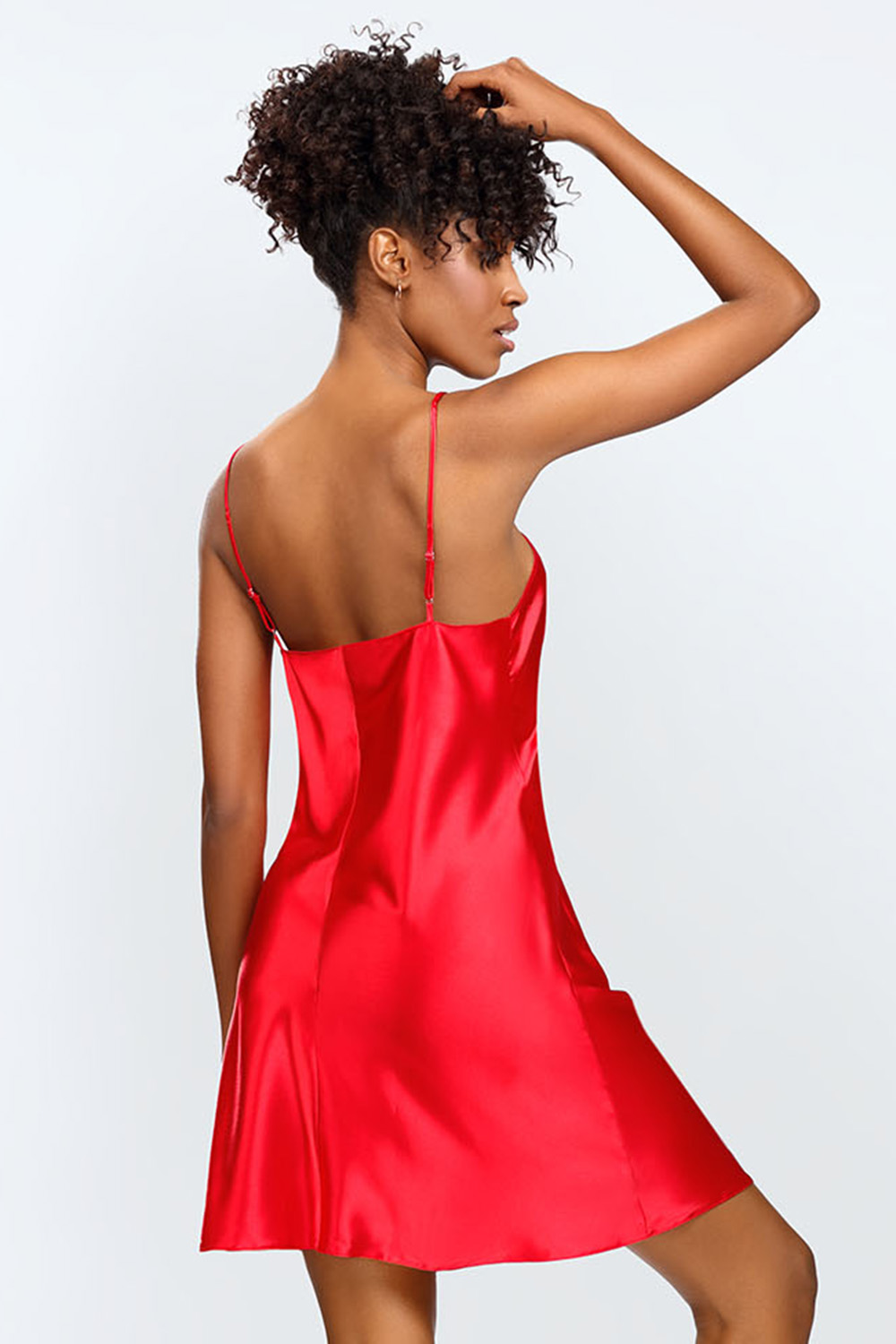 Noční košilka Dkaren Kamaria Barva: Červená, Velikost: L