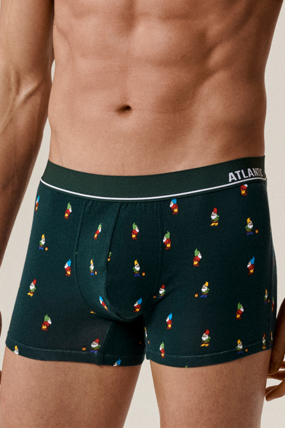 Pánské boxerky Atlantic 2GMH-031 2-pack Barva: Zelená, Velikost: 2XL