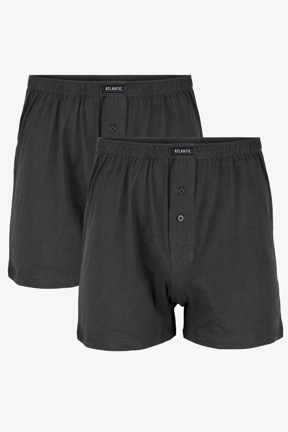 Boxerky Atlantic 2BMB-003 Barva: Šedá, Velikost: L