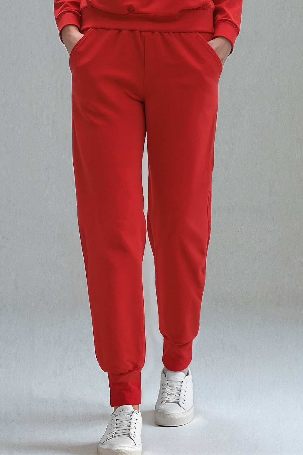 Dámské tepláky Vivisence 9103 Barva: Červená, Velikost: M