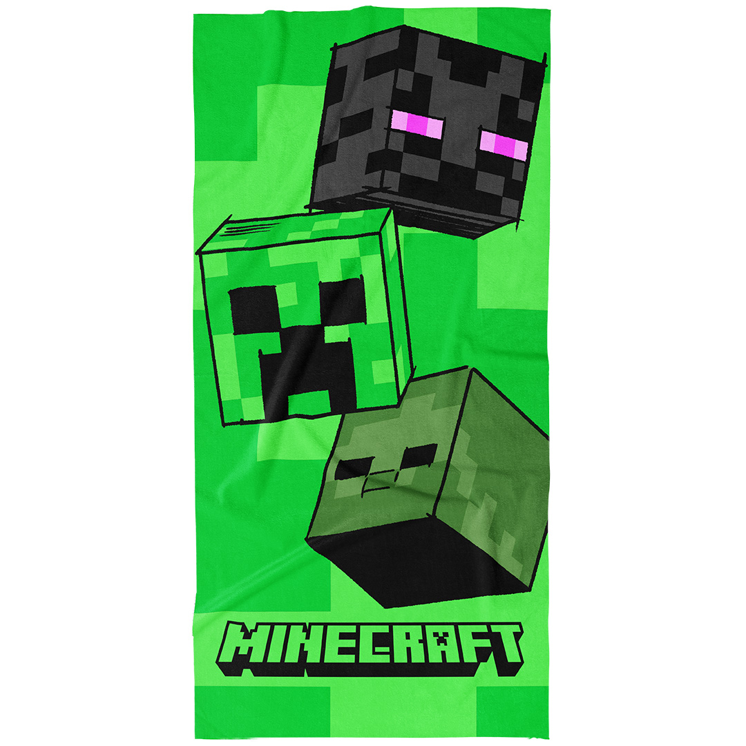 Carbotex Dětská osuška Minecraft Mob Head