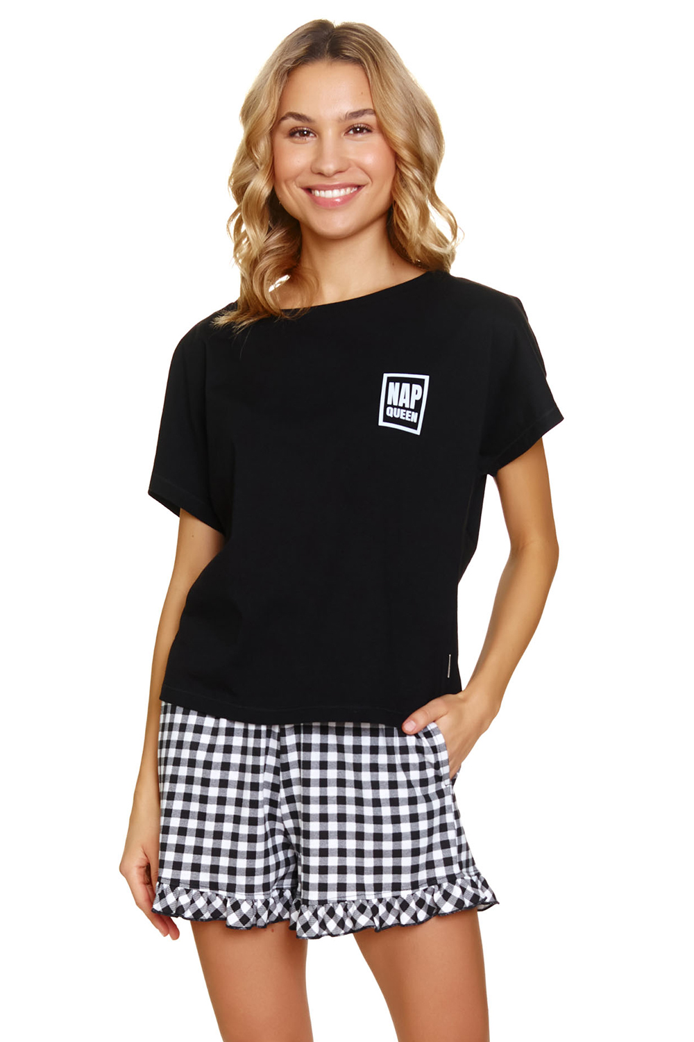 Dámské pyžamo 7213 - Doctornap černá S