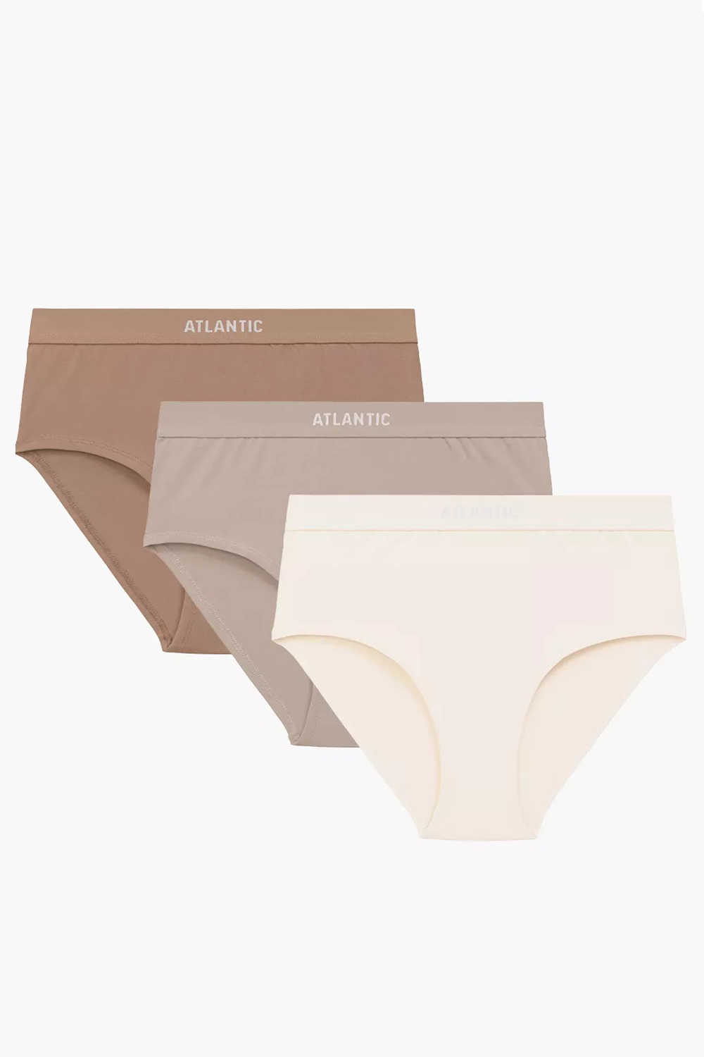 Kalhotky Atlantic 3CLP-009B 3-pack Barva: Béžová, Velikost: M