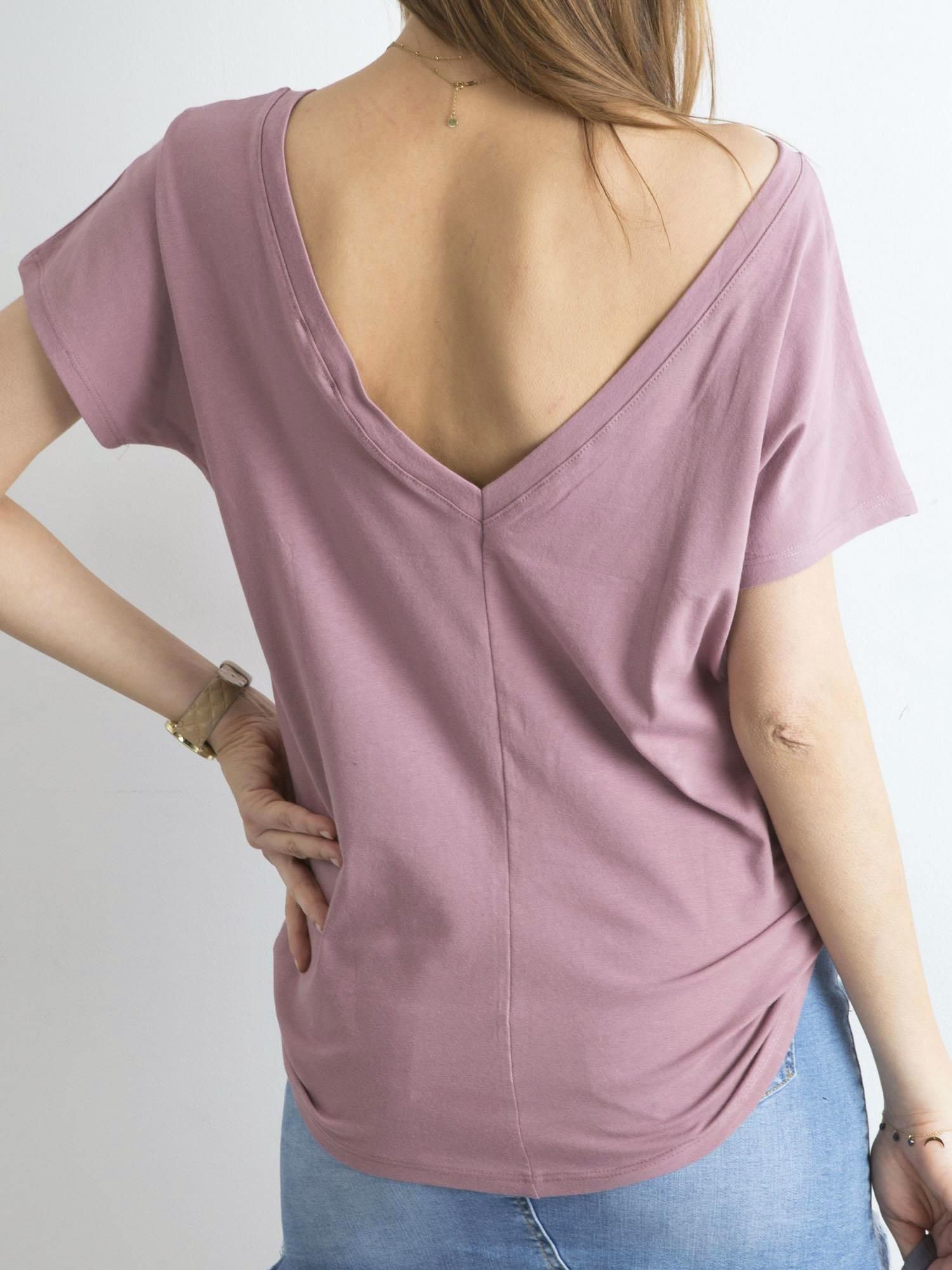 Tričko RV-TS-4662.35P BASIC FEEL GOOD Barva: Růžová - tmavě, Velikost: XL