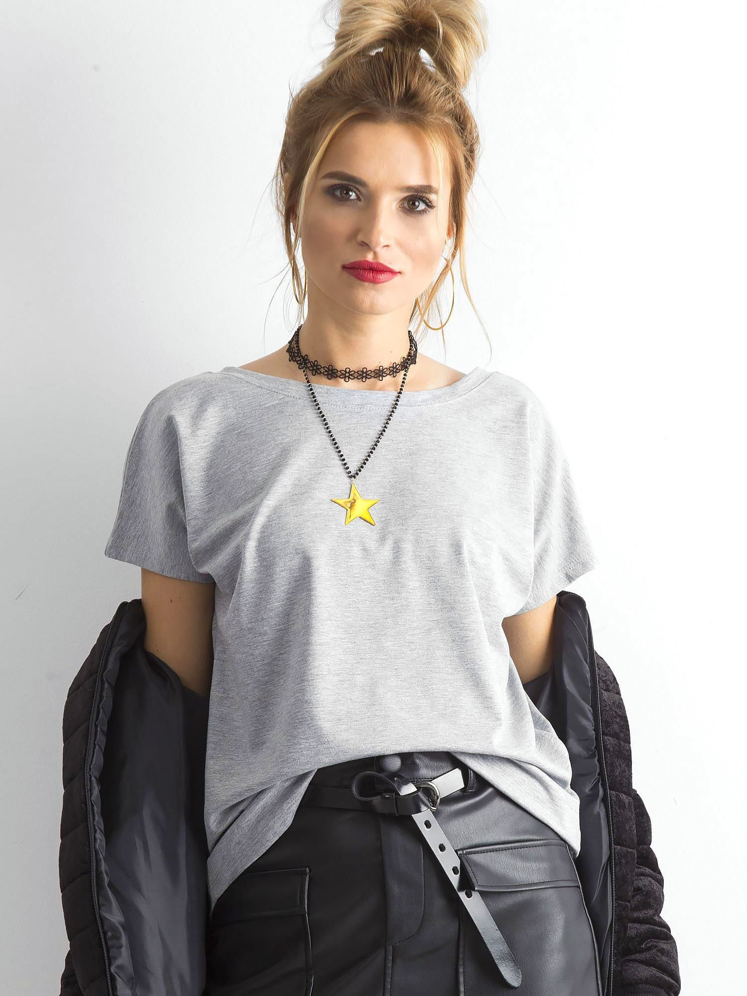 Tričko RV-TS-4662.39P BASIC FEEL GOOD Barva: Šedá, Velikost: L