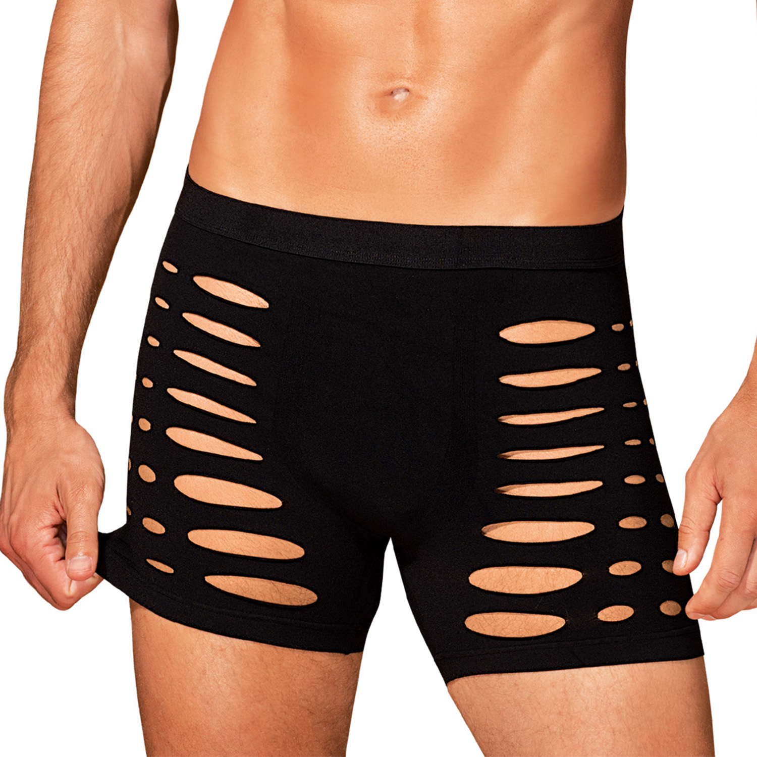 Boxerky Obsessive M104 boxer Barva: Černá, Velikost: S/M (obrázek 5)