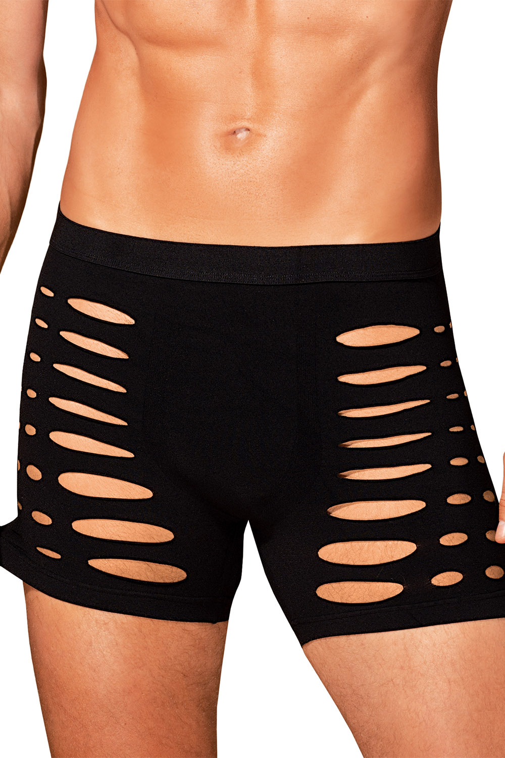 Boxerky Obsessive M104 boxer Barva: Černá, Velikost: S/M