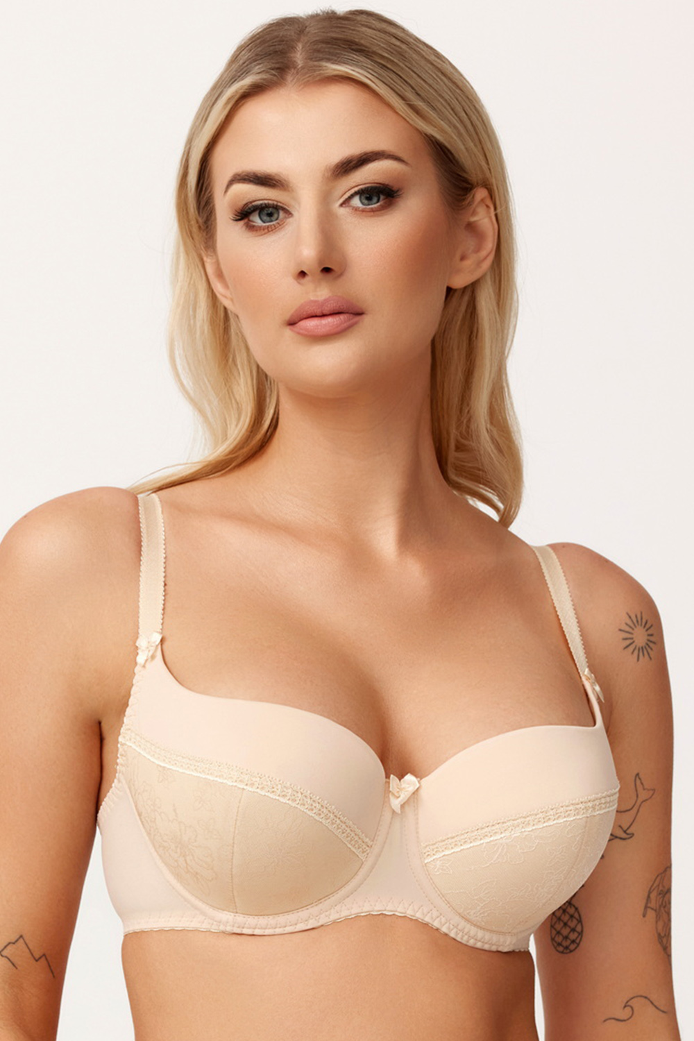 Podprsenka Azal 107 Barva: Béžová, Velikost: 90E