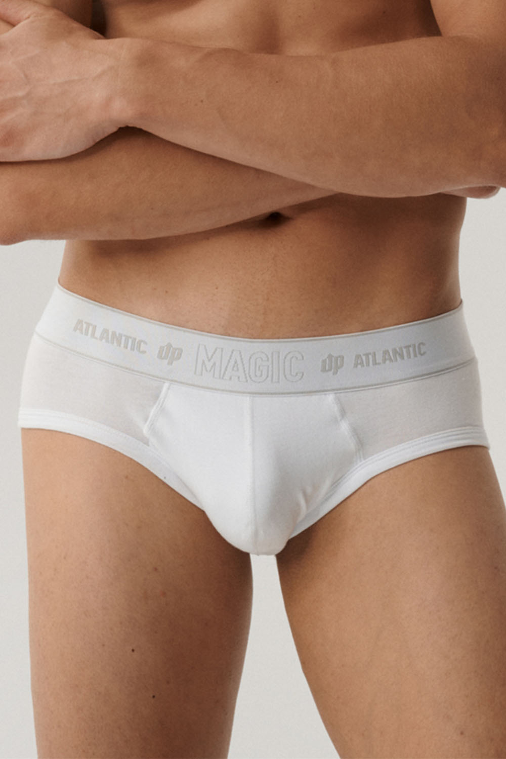 Pánské slipy 1581 white - Atlantic bílá M