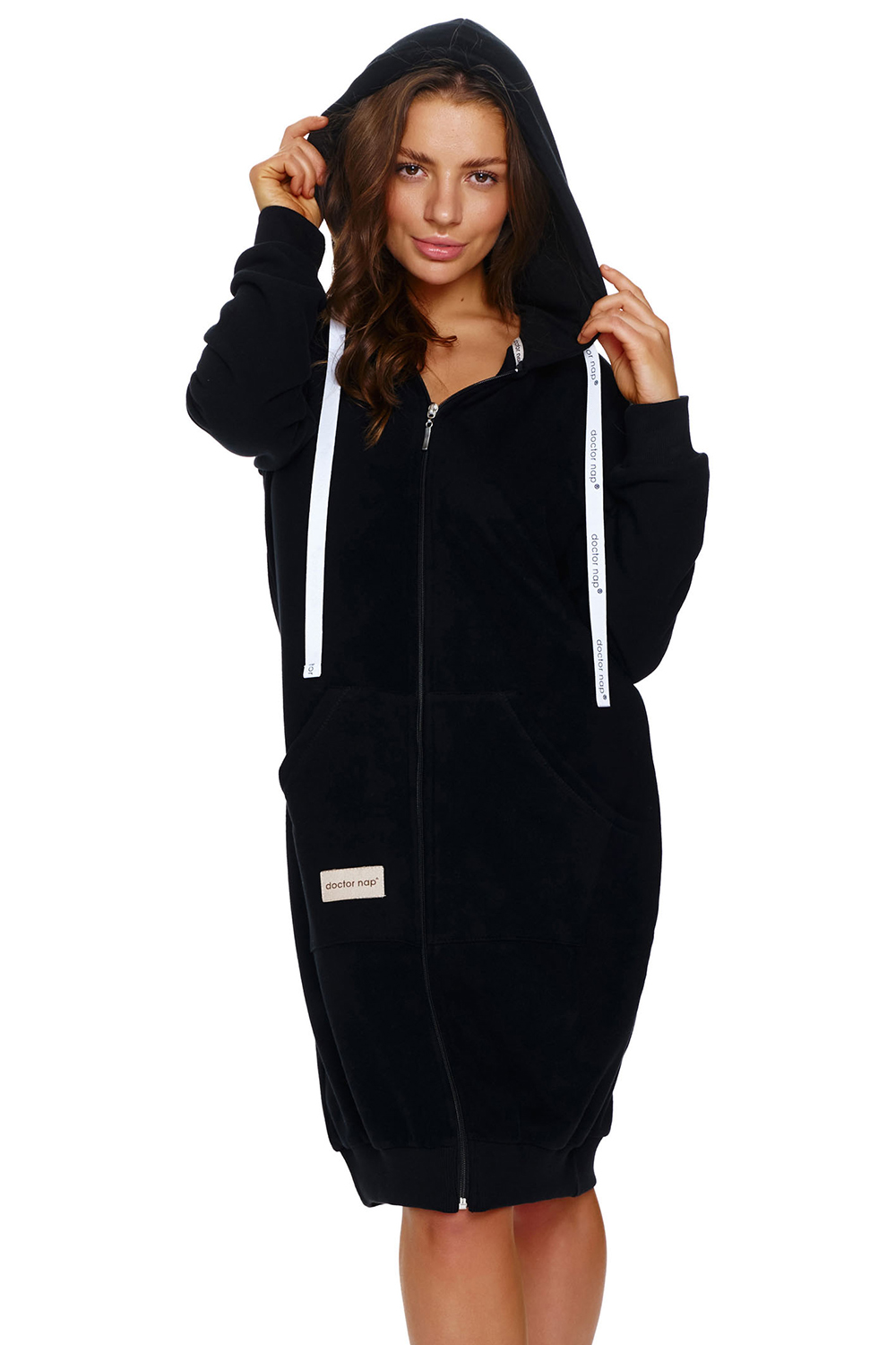 Dámský župan 4136 - Doctornap černá S