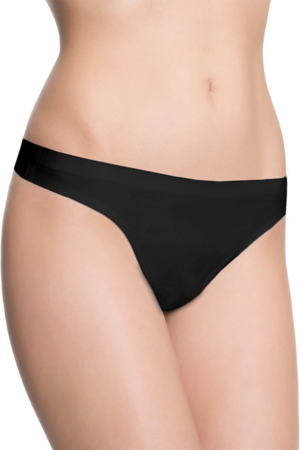 Tanga Julimex Lingerie String panty Barva: Černá, Velikost: S
