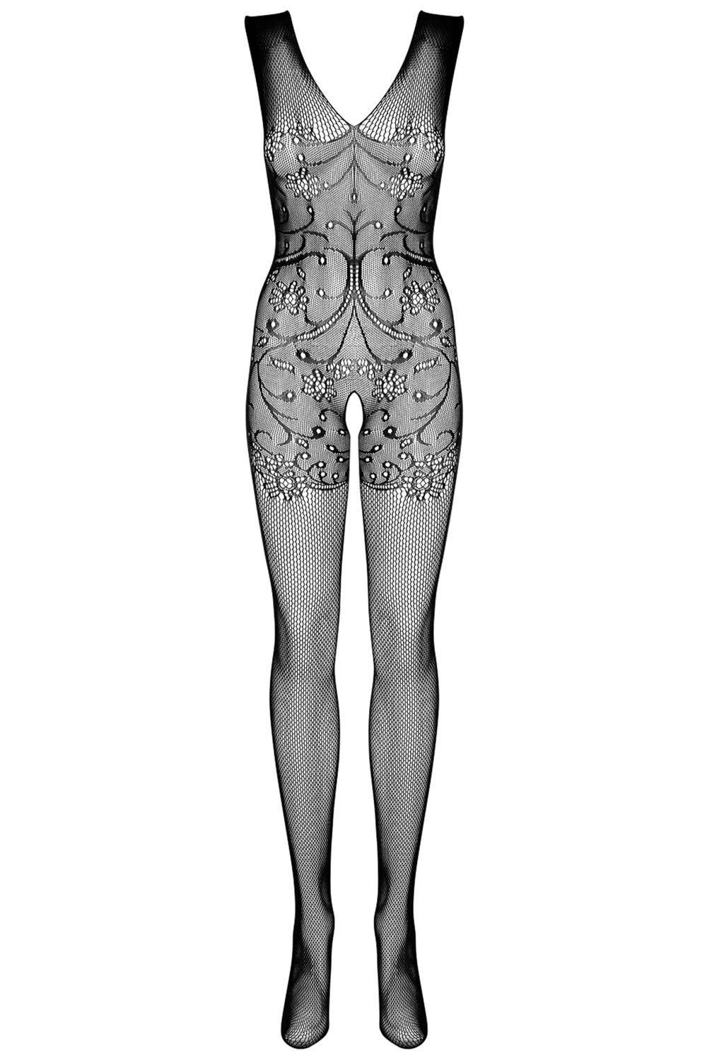 Obsessive Bodystocking F234 Barva: Černá, Velikost: S/M (obrázek 3)