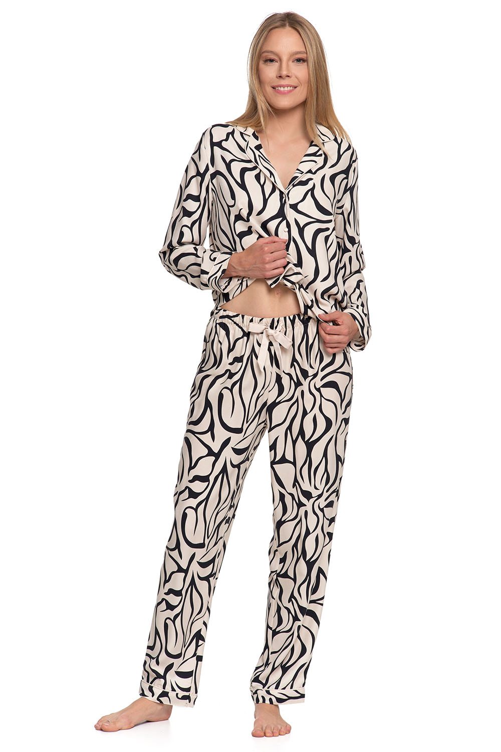 Dámské pyžamo Moraj PDD5800-007 Barva: Smetanová, Velikost: M