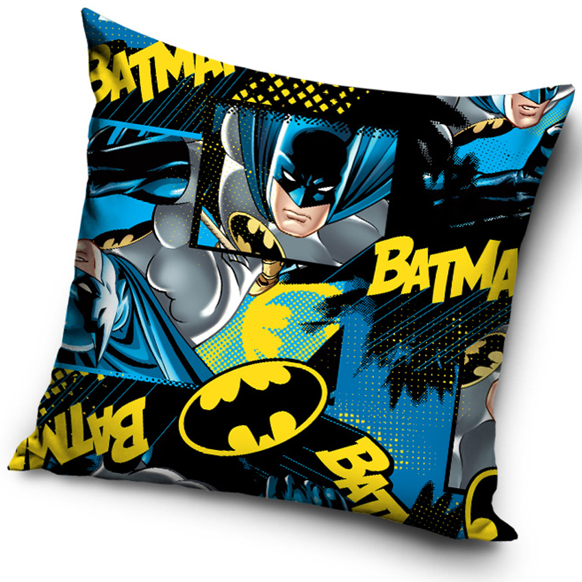 Levně Carbotex Dětský povlak na polštářek Batman Komiks