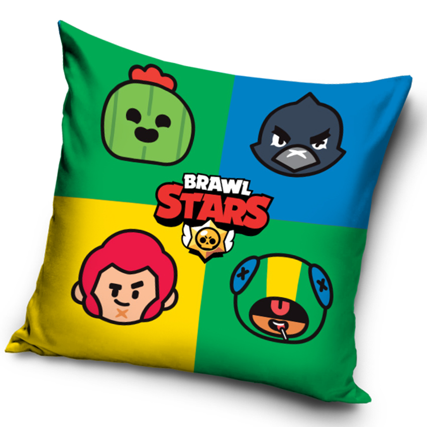 Levně Carbotex Povlak na polštářek Brawl Stars Portréty