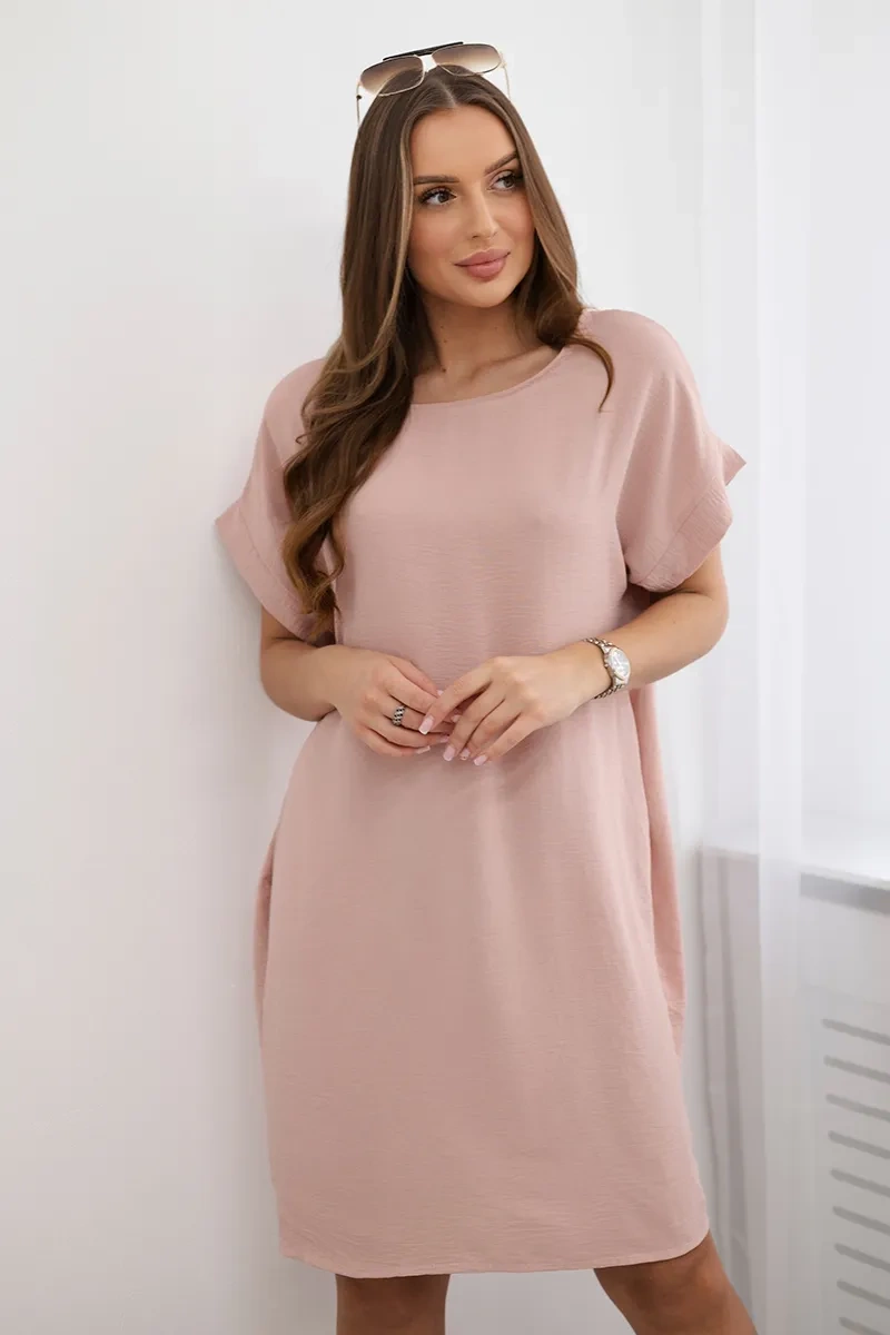 Kesi Šaty Endy s kapsami Barva: Růžová - světle, Velikost: UNI