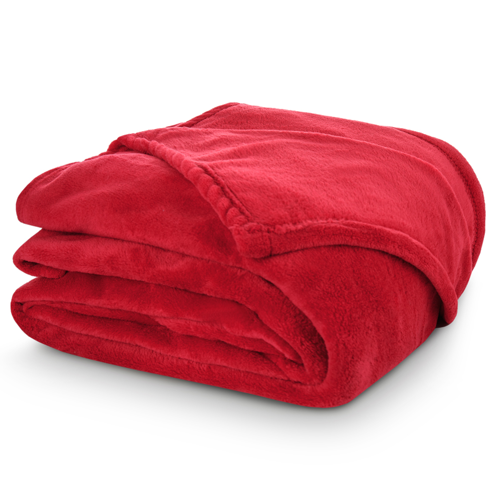 Carbotex Deka mikroplyš 150x200 cm Malinová
