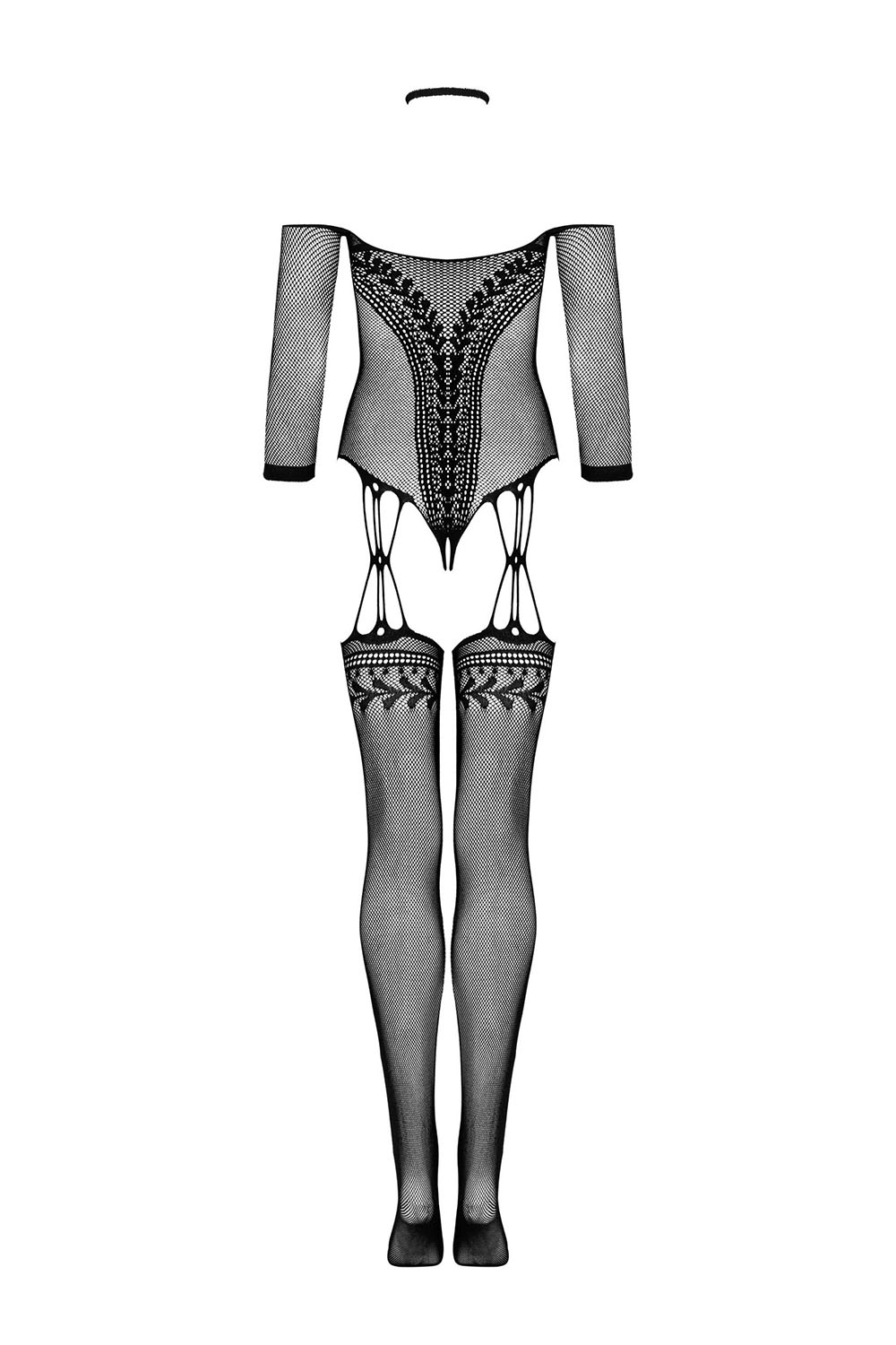 Obsessive Bodystocking G333 Barva: Černá, Velikost: S/M (obrázek 4)