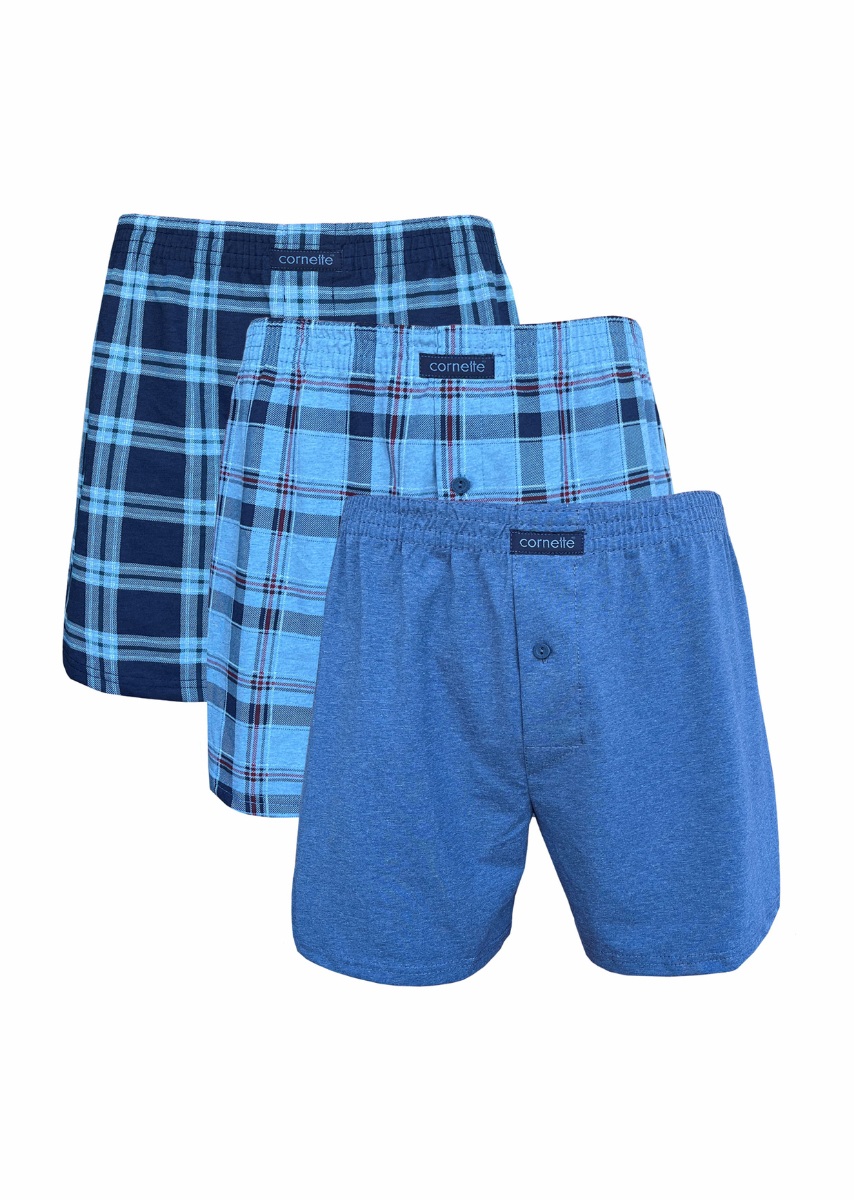 Trenýrky Cornette classic 945/05 3 pack Barva: Modrá, Velikost: 2XL
